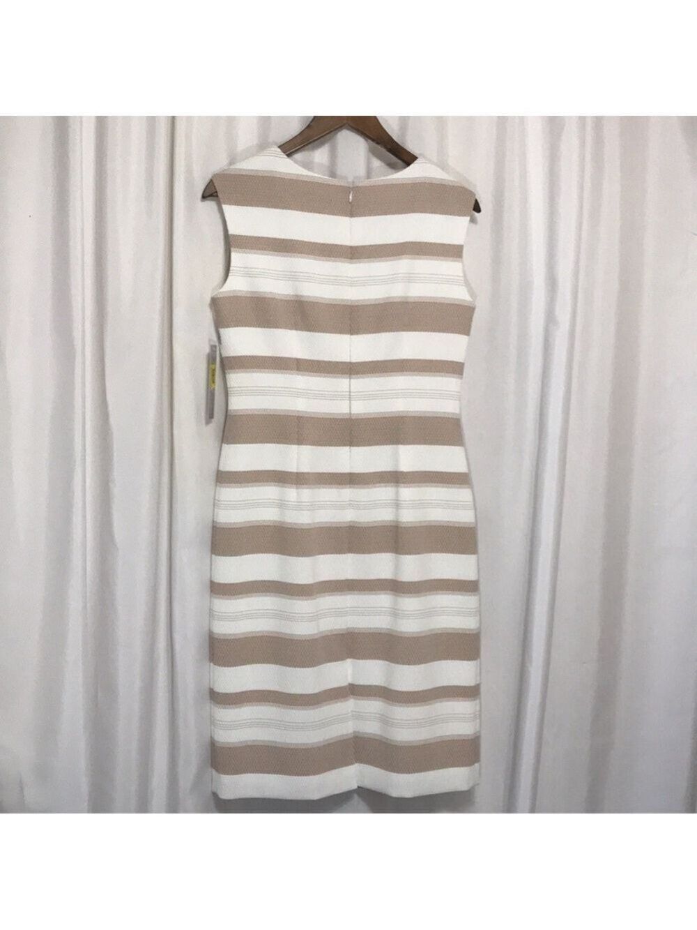 Preston & York Sleeveless Sheath Dress Sz 6 - Picture 3 of 11